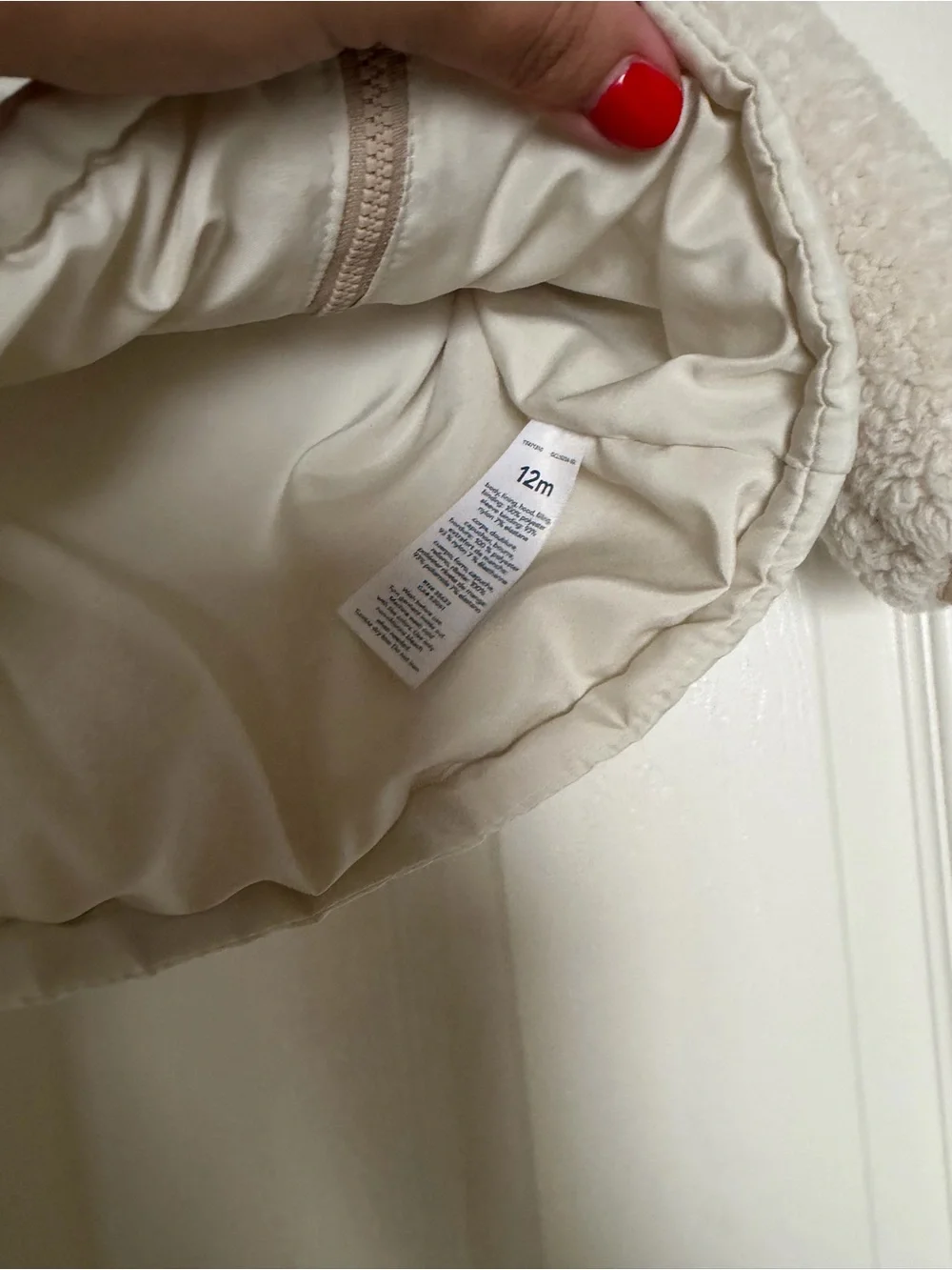 Carter's Cream Sherpa & Puffer Hooded Jacket